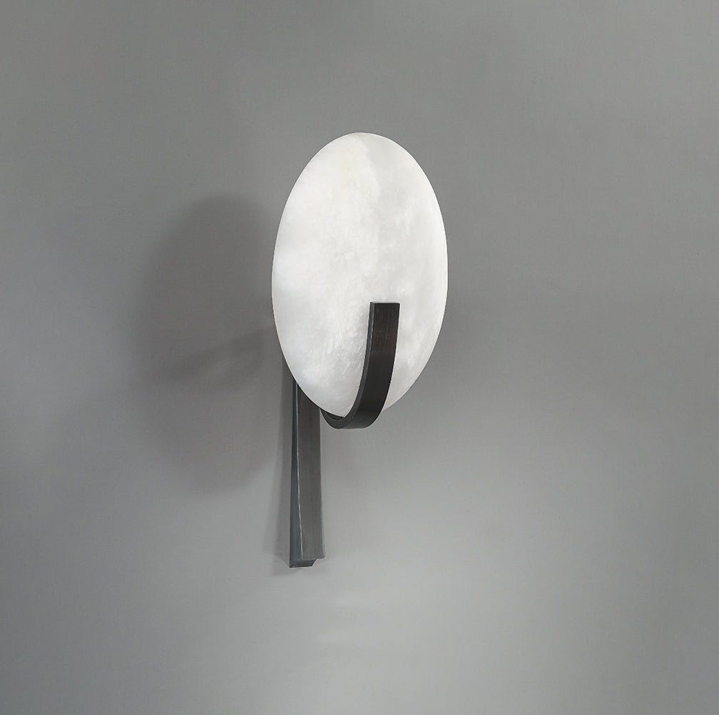 Alice Alabaster Wall Light, Hardwired Wall Sconce, detail 16