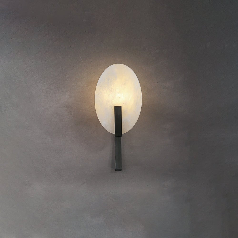 Alice Alabaster Plug-In Wall Light, Plug-In Wall Sconce, detail 19