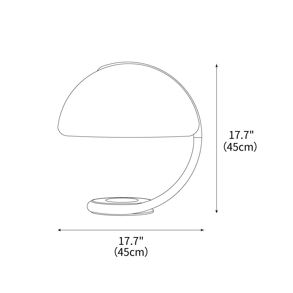 Arc Glow Table Lamp 17.7