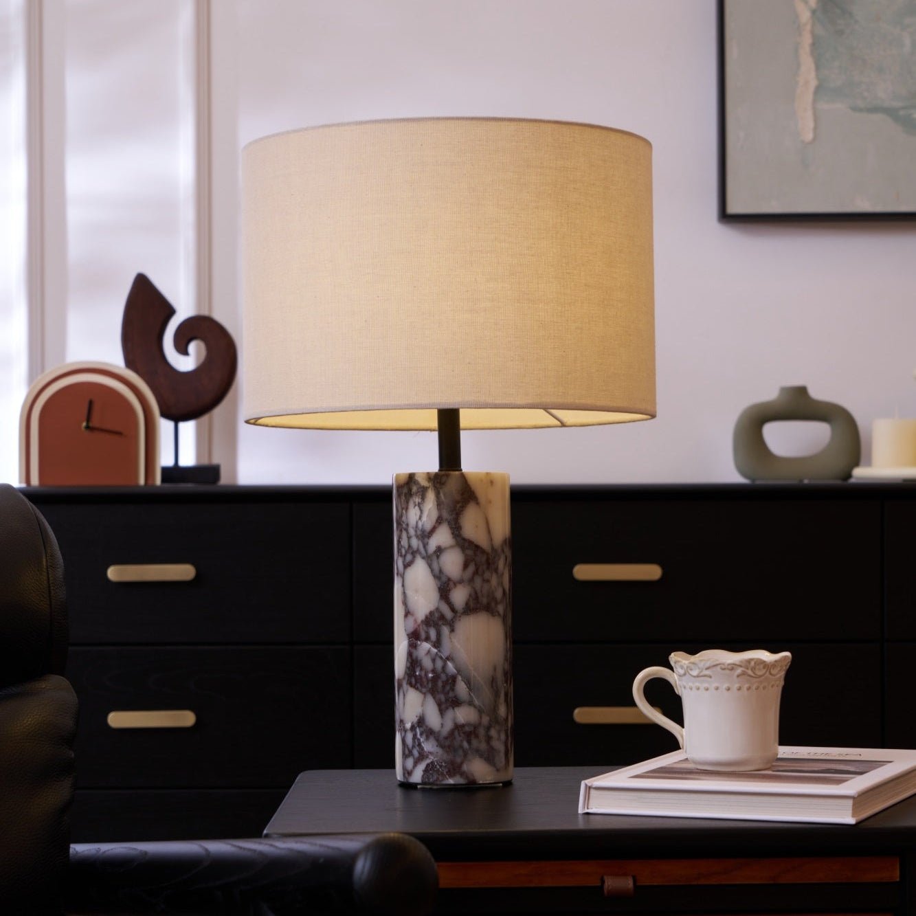 Ardena Marble Table Lamp detail view 3