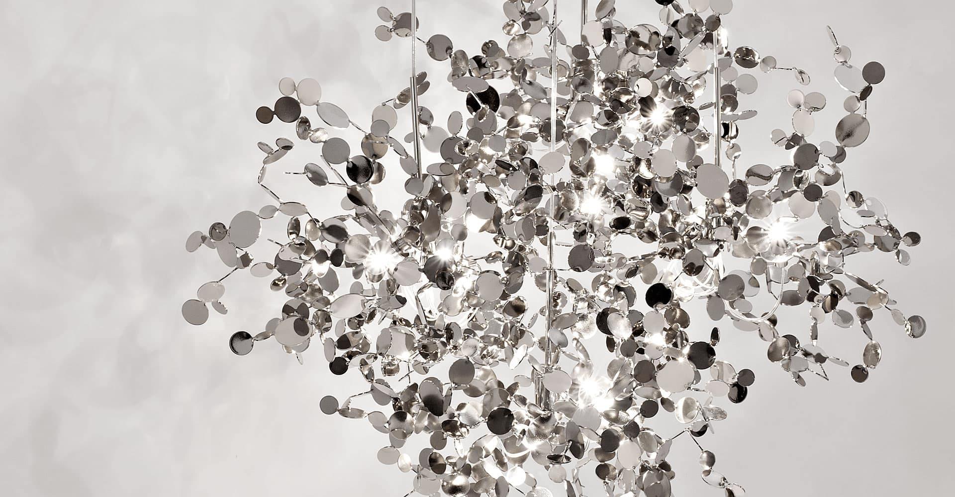 Chandelier detail image with finish, structure, and proportion visible