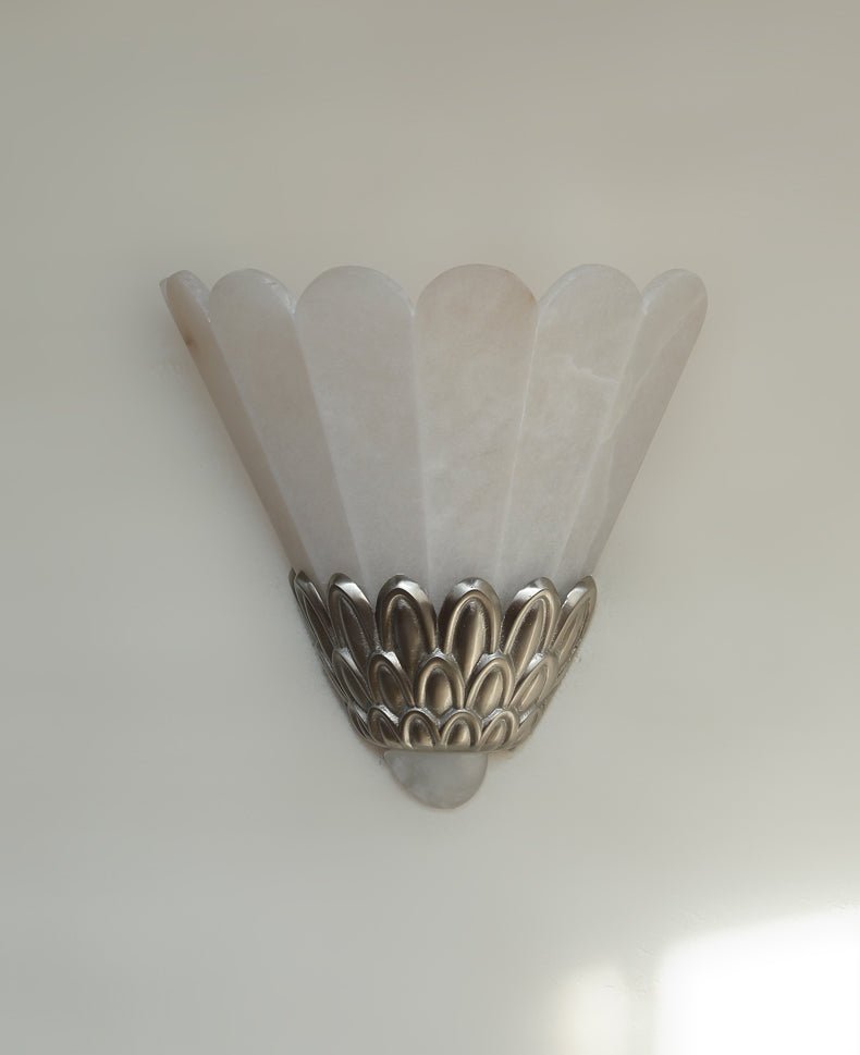 Artoria Petal Alabaster Wall Light - Wall Lamp, Hardwired Wall Sconce, detail 12
