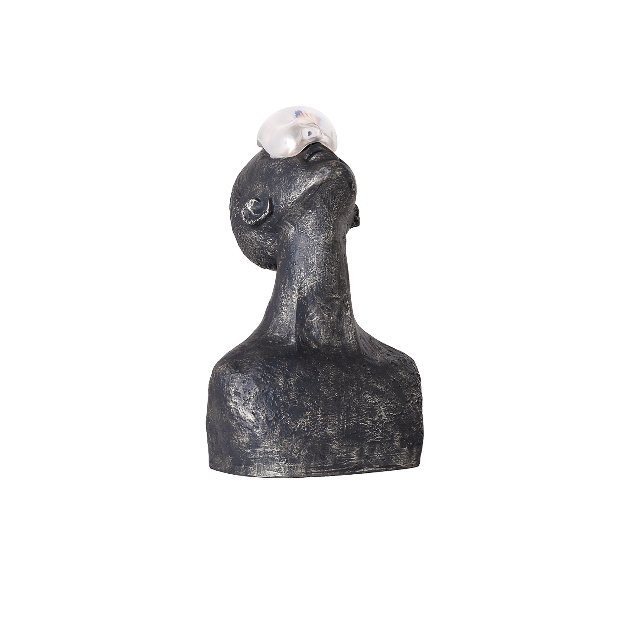 Atlas Guardian Sculpture Table Lamp