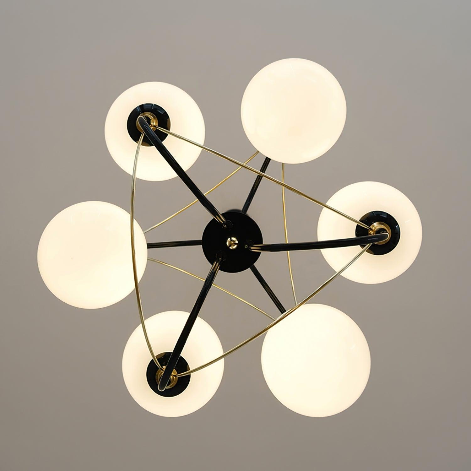 Atomic Orbit Chandelier 23.6