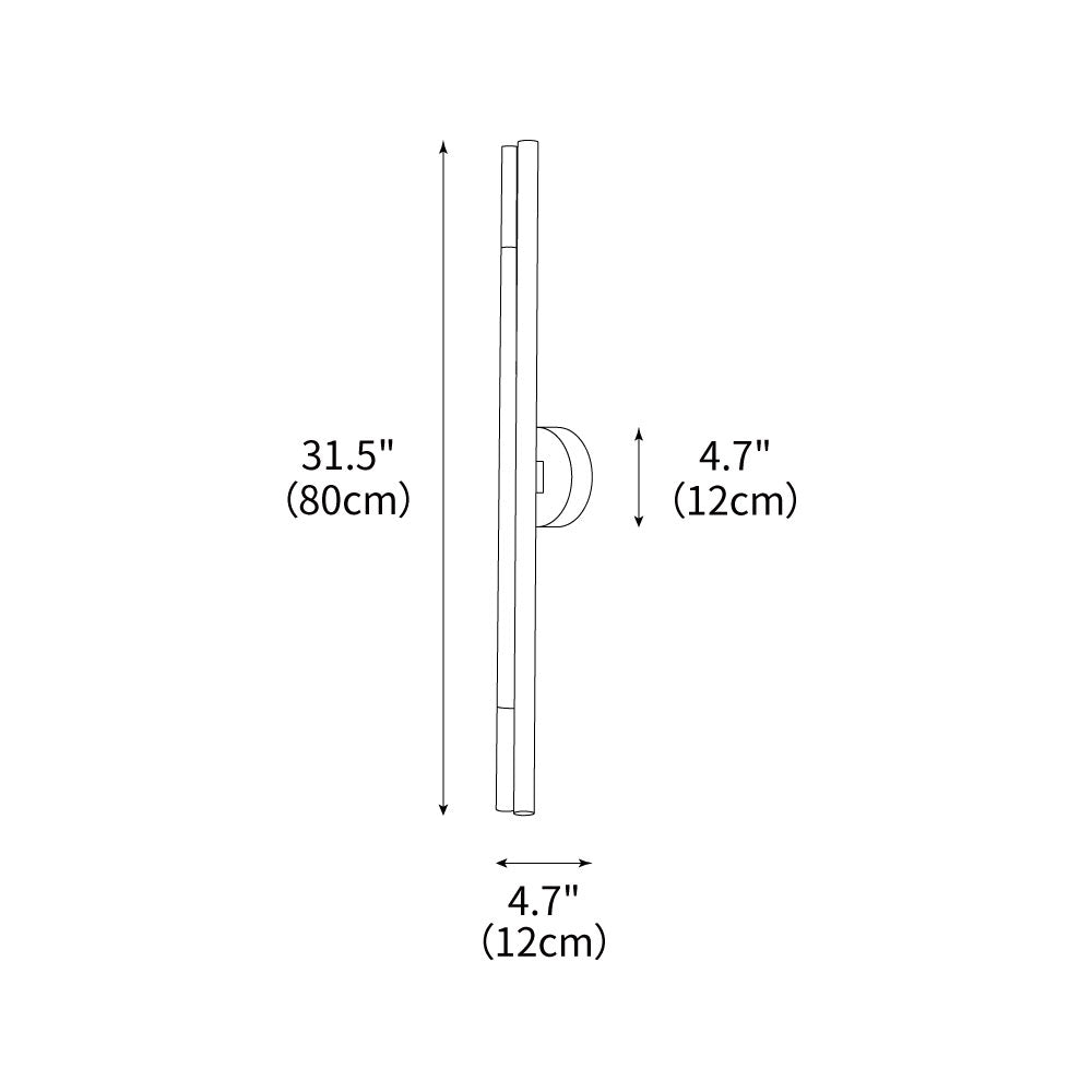 Aurora Rod Wall Light 4.7