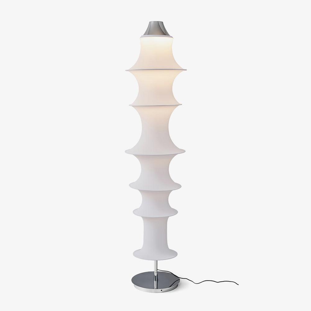 Auston Floor Lamp floor lamp in metal, iron, fabric, chrome | Tianguang Select