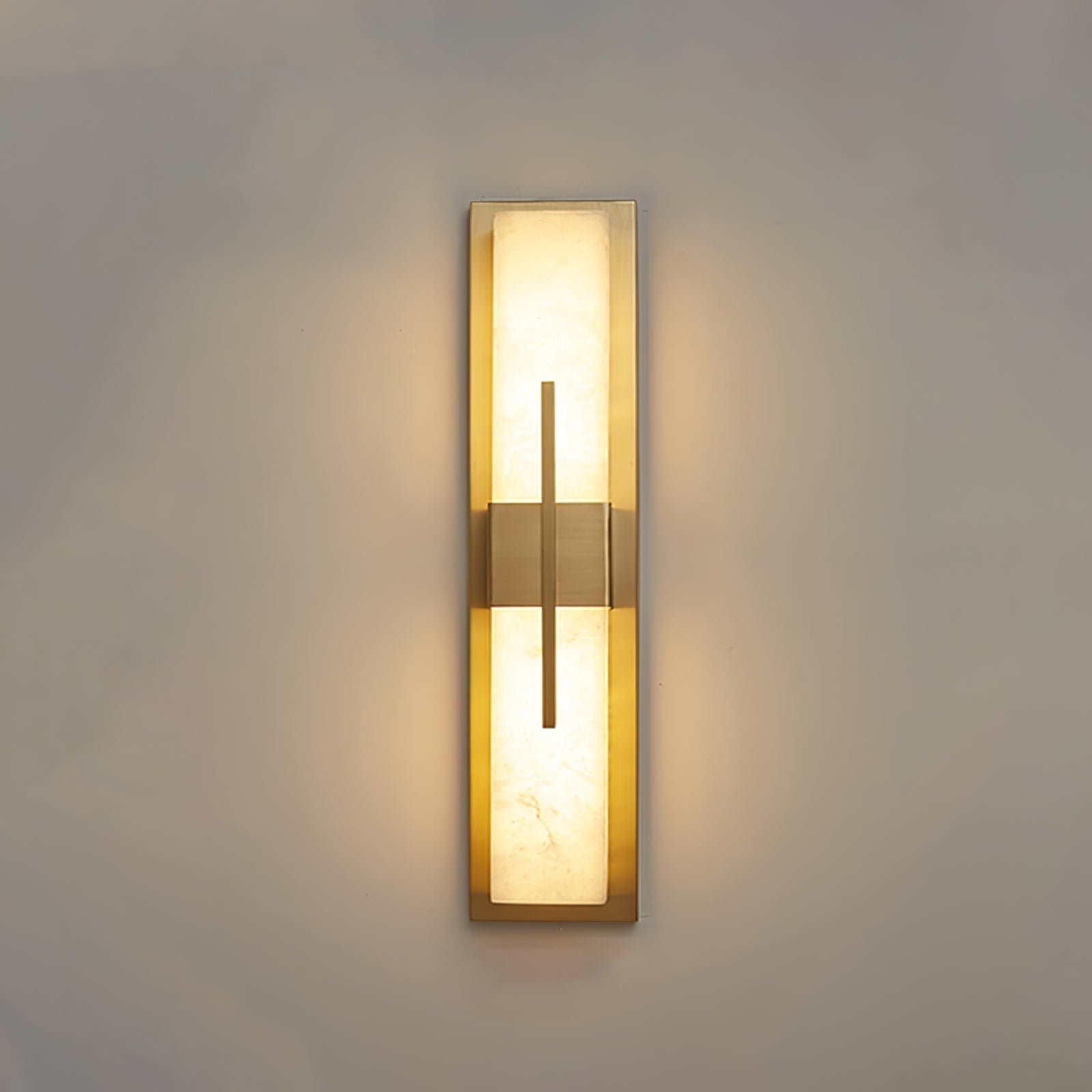 Axis Twin Alabaster Wall Light, Hardwired Wall Sconce, detail 29