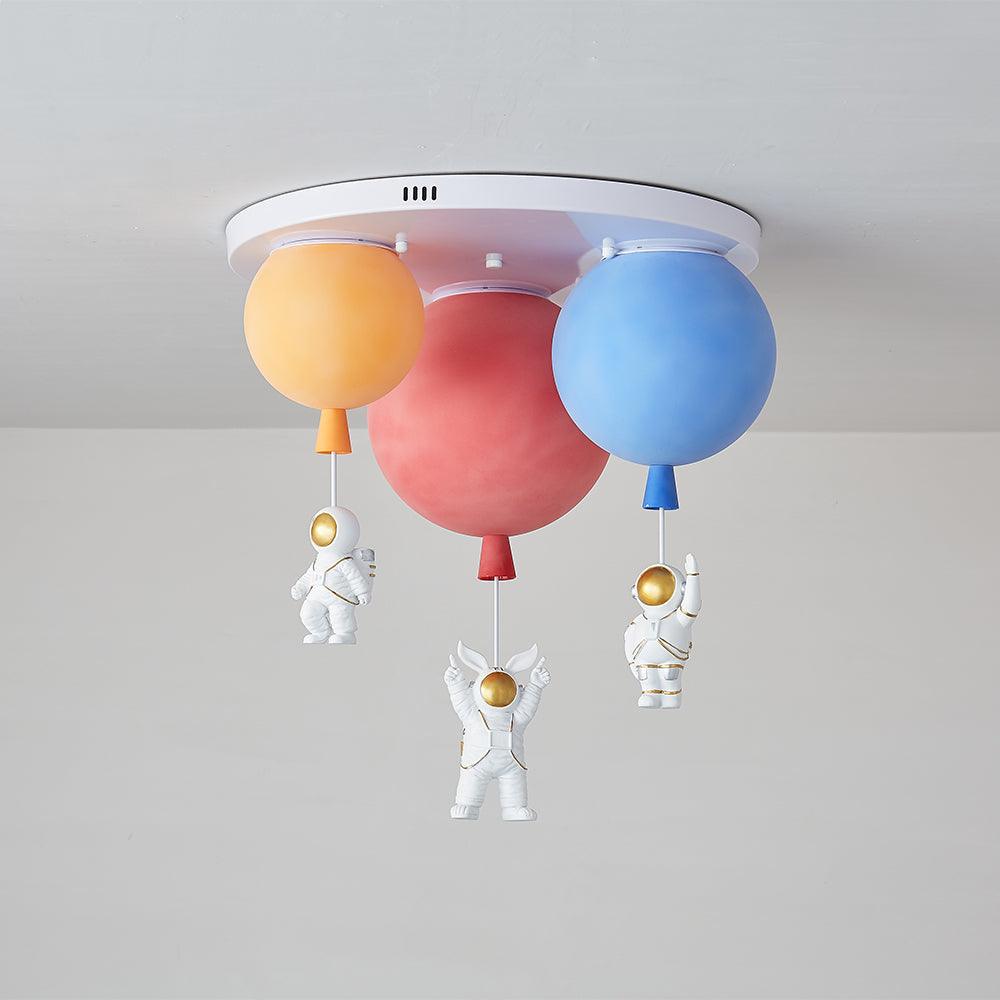 Frosted Balloon Combination Overhead Lamp Ceiling Light