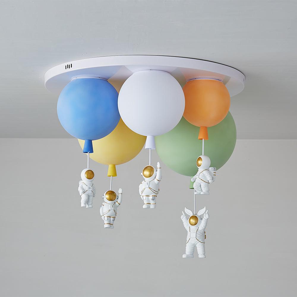 Frosted Balloon Combination Overhead Lamp Ceiling Light