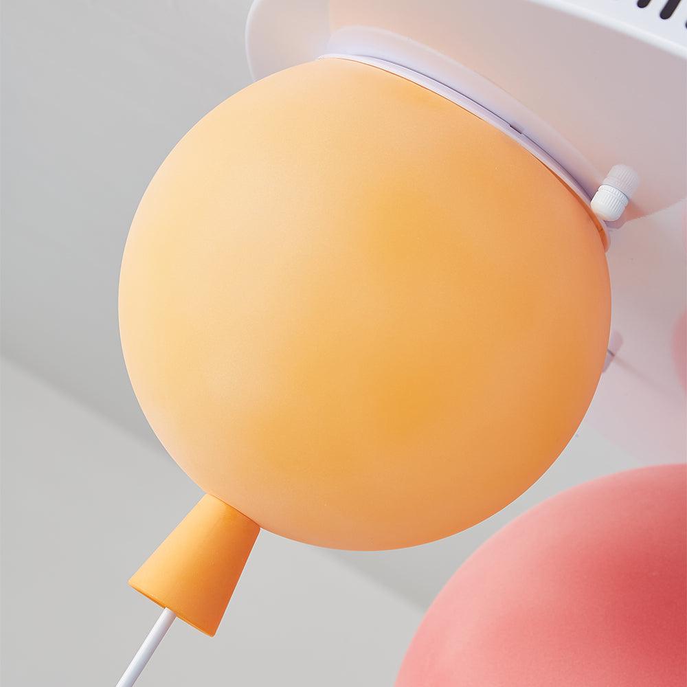 Frosted Balloon Combination Overhead Lamp Ceiling Light