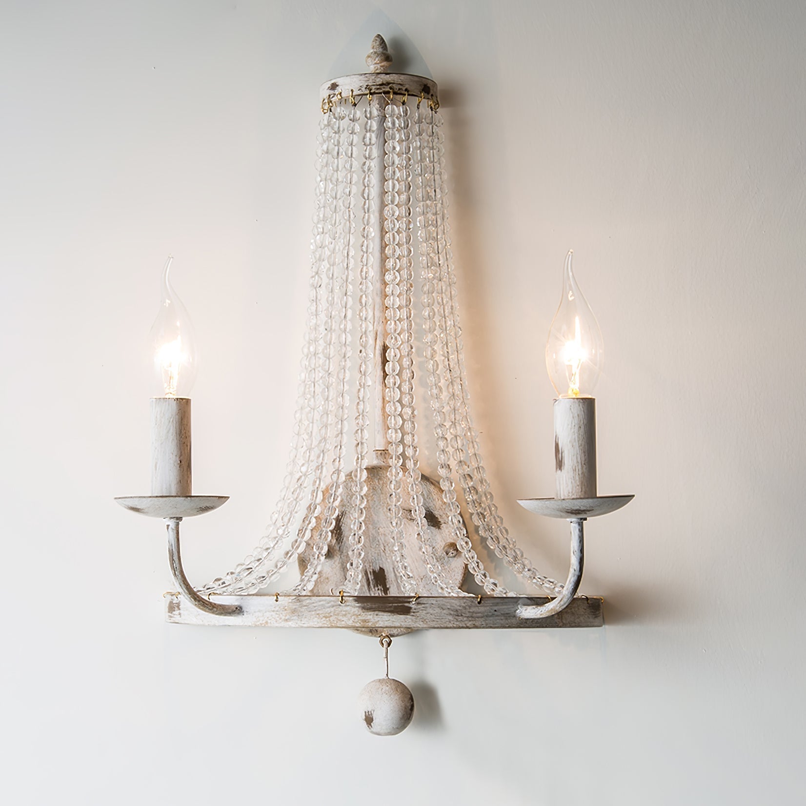 Basket Crystal Wall Sconce