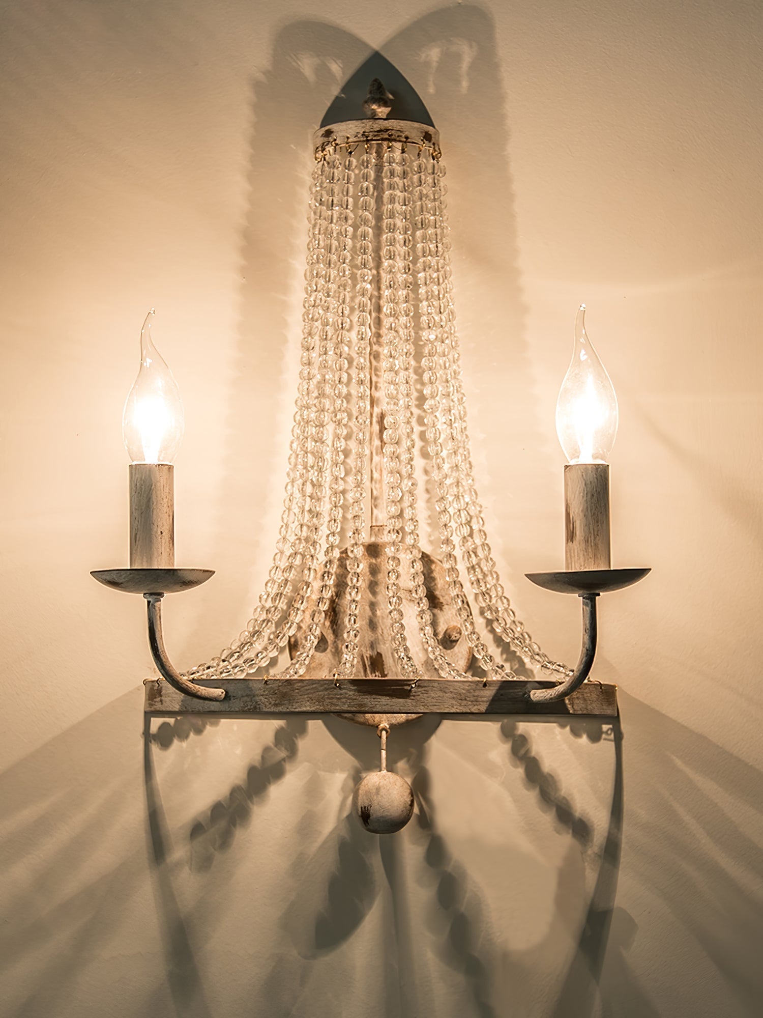 Basket Crystal Wall Sconce
