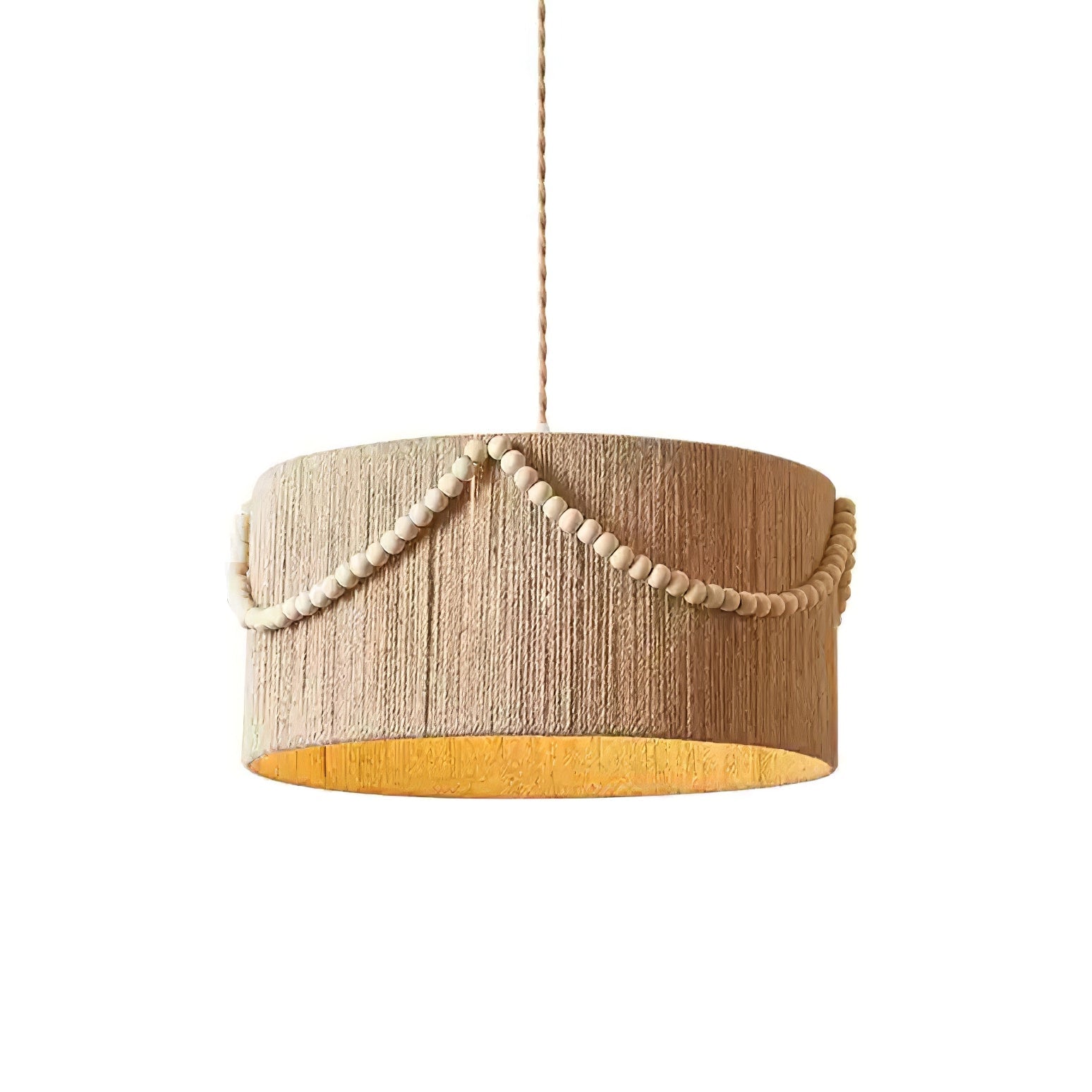 Beaded Boho Pendant Lamp detail view 9
