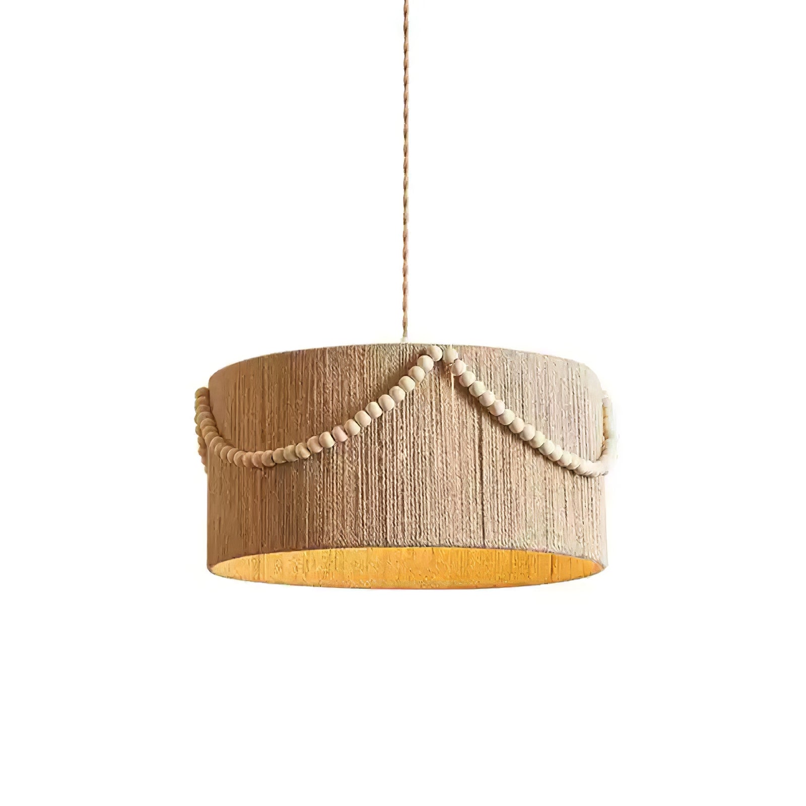 Beaded Boho Pendant Lamp detail view 8