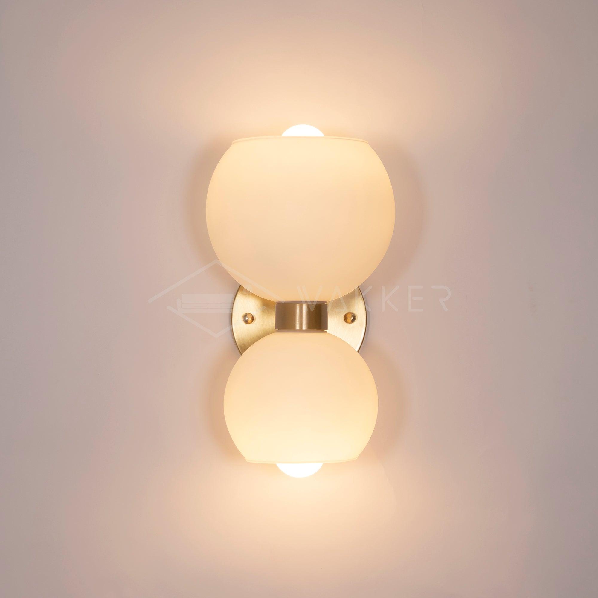 Close-up angle of Betty Wall Lamp showing form and material detail