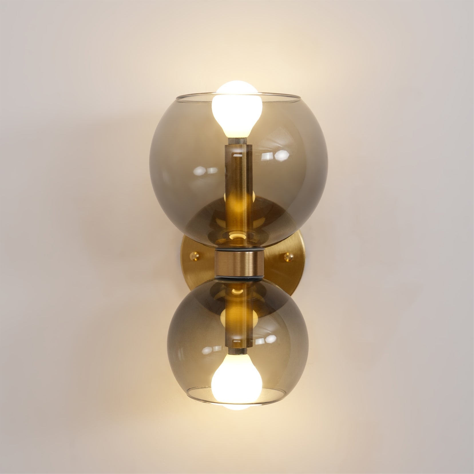 Close-up angle of Betty Wall Lamp showing form and material detail