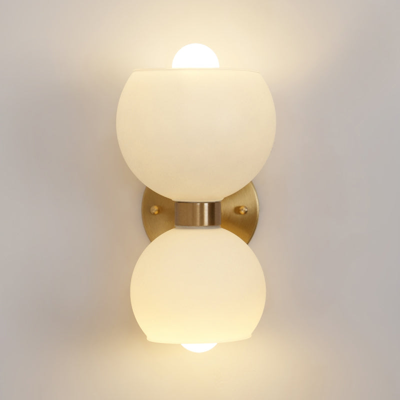 Close-up angle of Betty Wall Lamp showing form and material detail