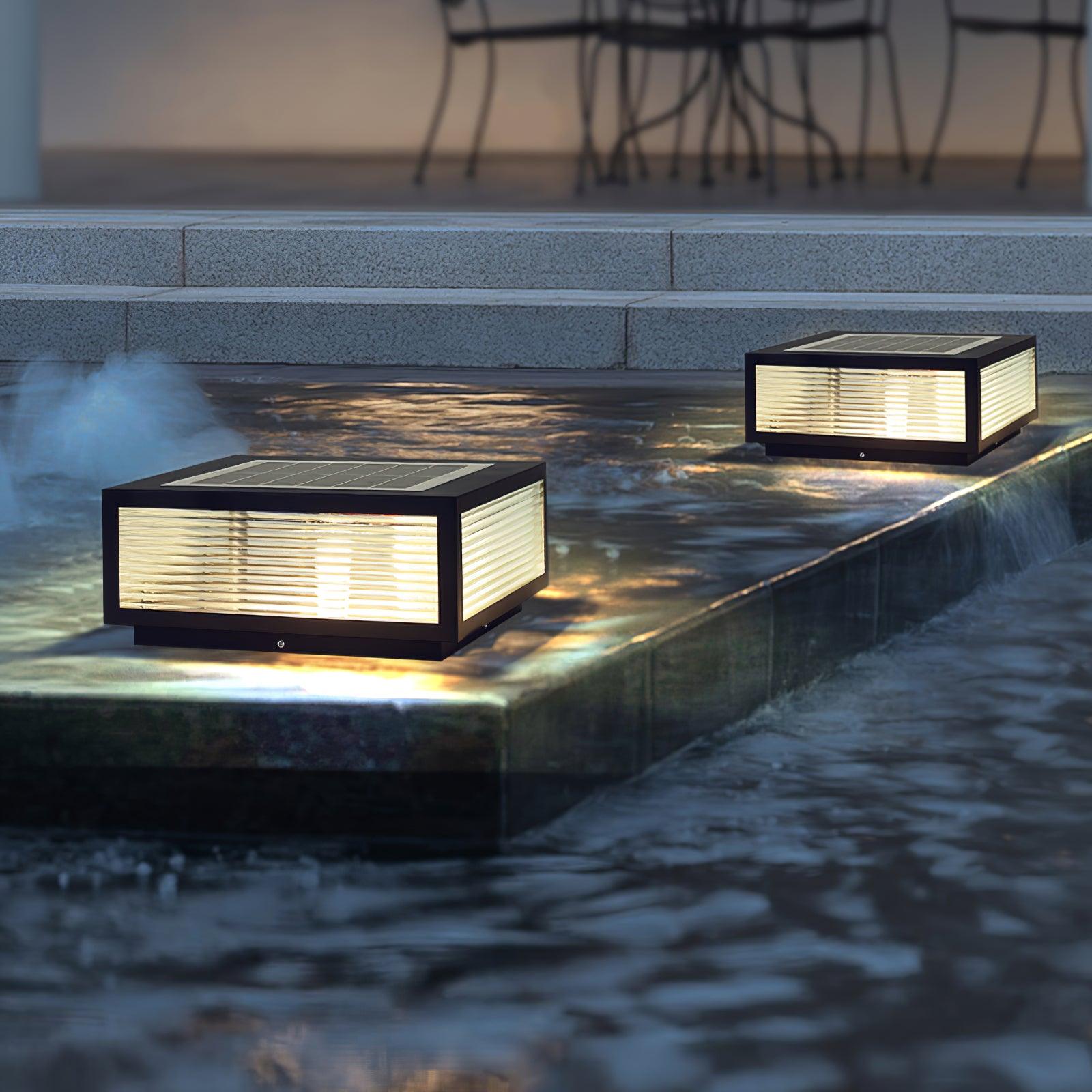 Glass Birillo Garden Lights, Outdoor Wall Light, detail 2