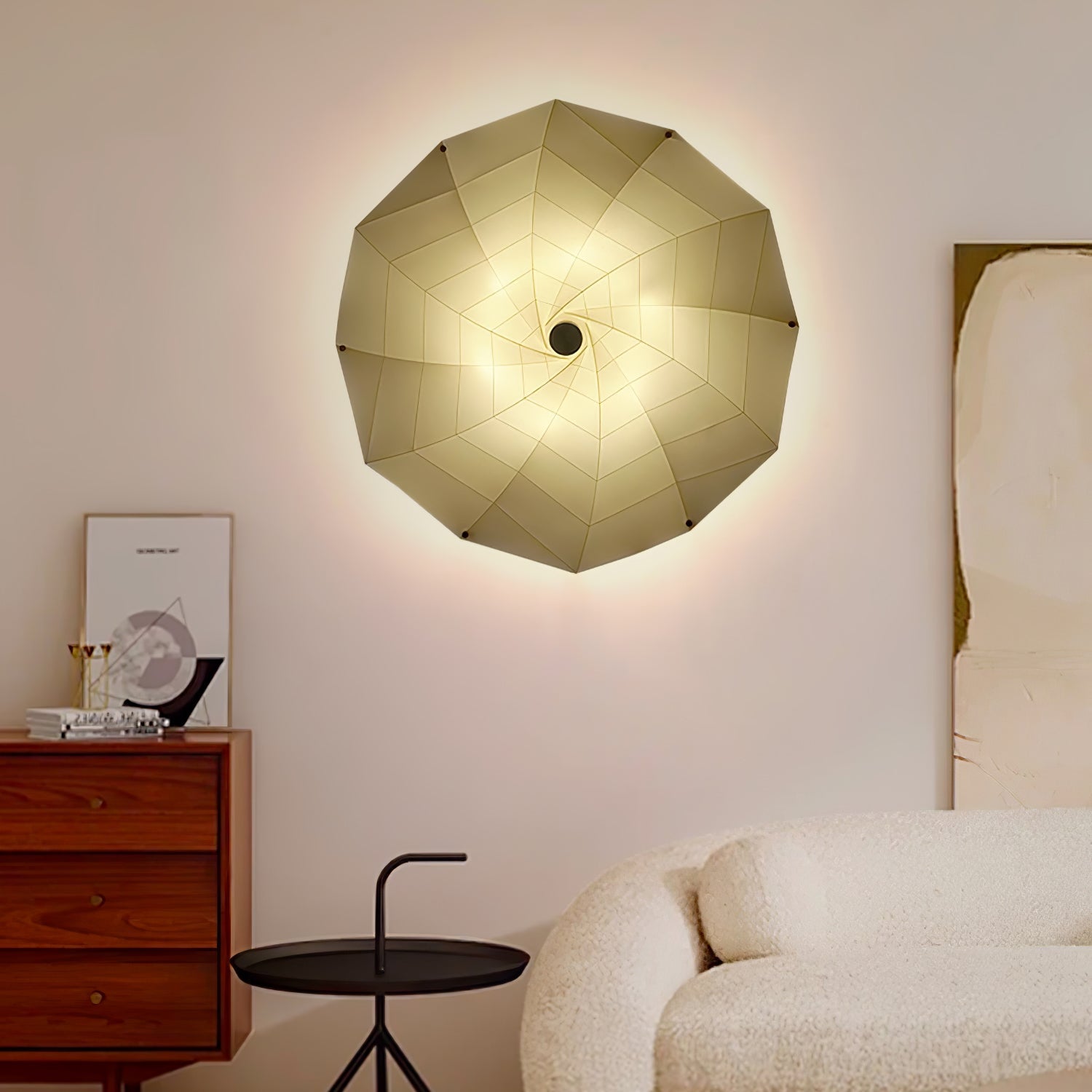Bloom Petals Wall Light, Hardwired Wall Sconce, detail 5