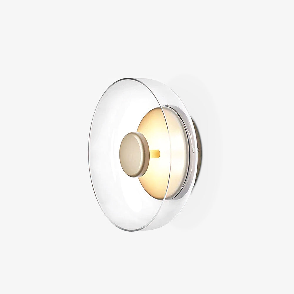 Blossi Wall Light - Dia 10cm x H 23cm Brass, Hardwired Wall Sconce, detail 2