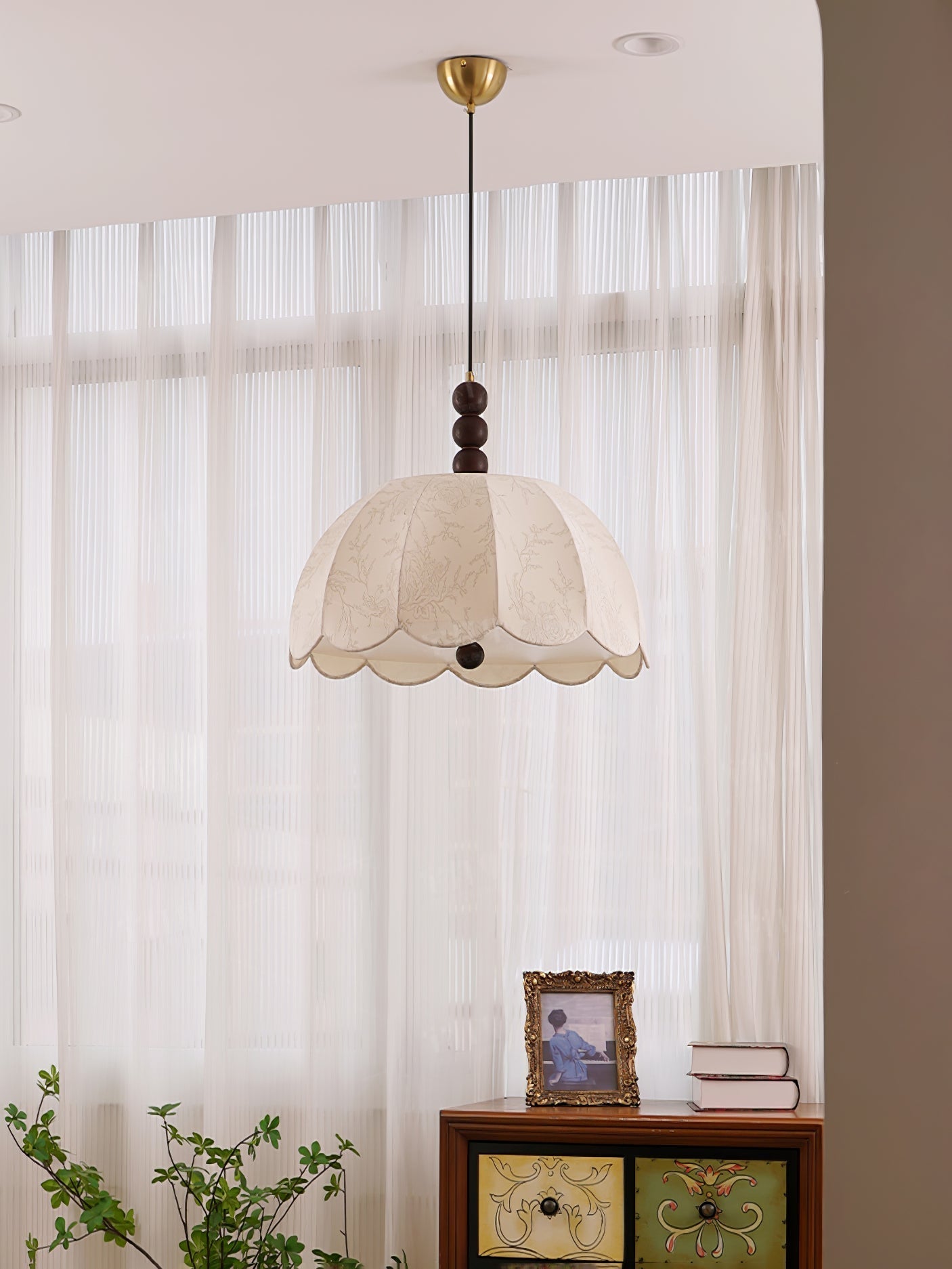 Blossom Fabric Pendant Light detail view 14
