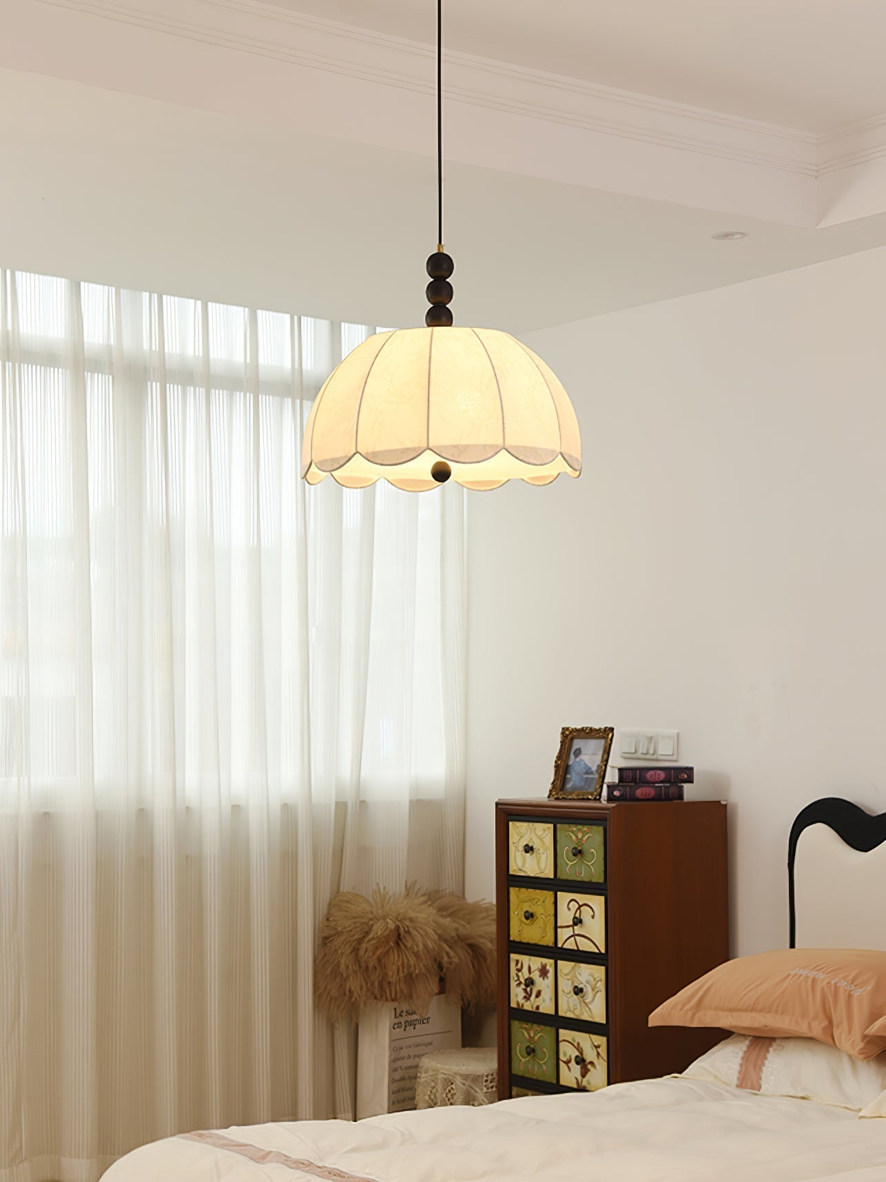 Blossom Fabric Pendant Light detail view 15