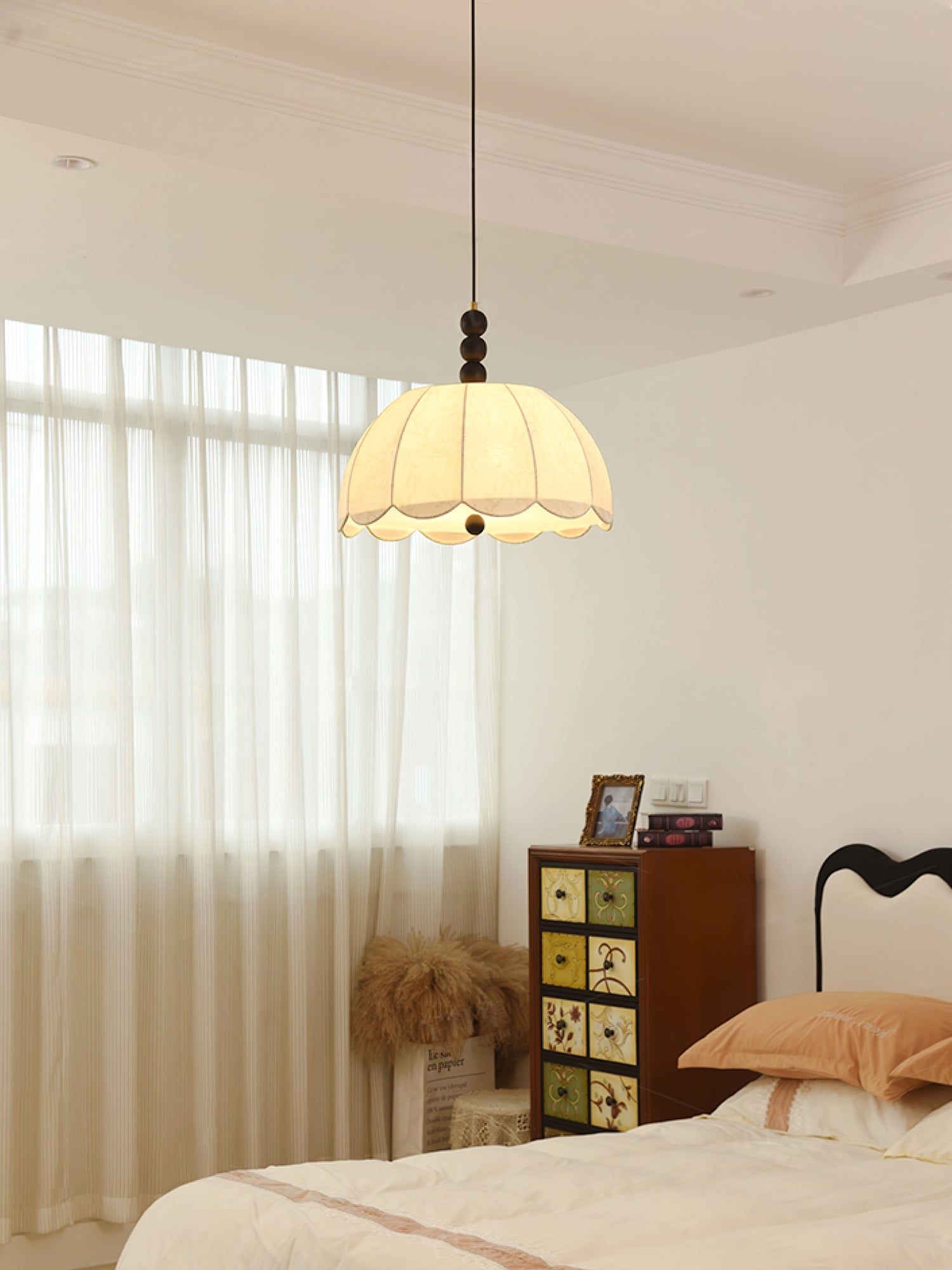 Blossom Fabric Pendant Light detail view 10
