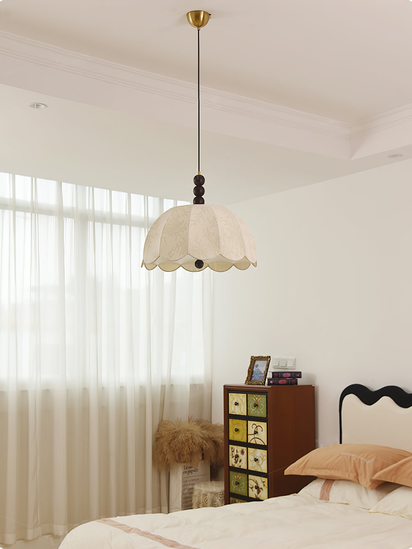 Blossom Fabric Pendant Light detail view 12