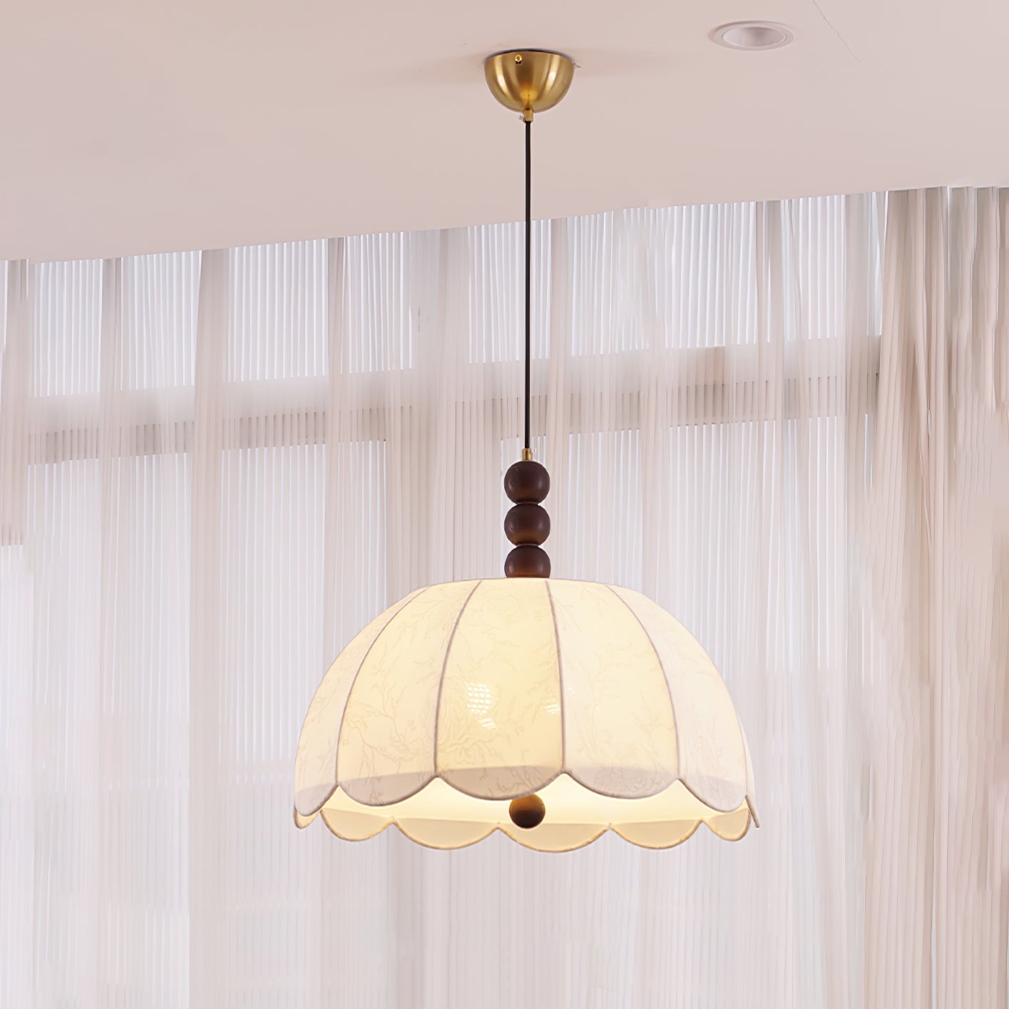 Blossom Fabric Pendant Light detail view 17