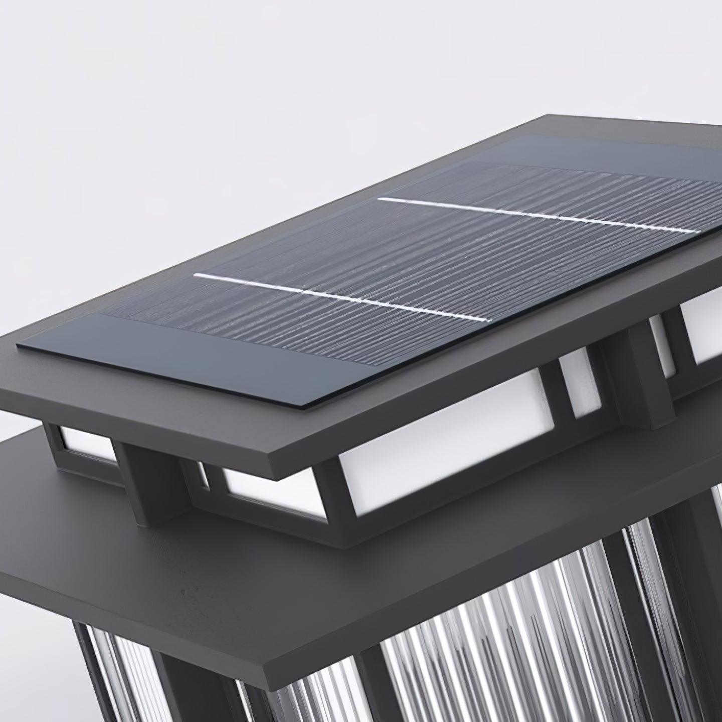 Boilyn Pillar Solar Outdoor Light Table Lamp