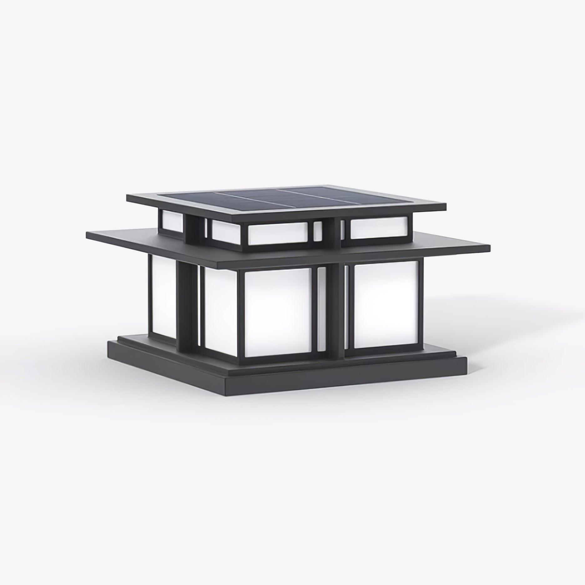 Boilyn Pillar Solar Outdoor Light Table Lamp