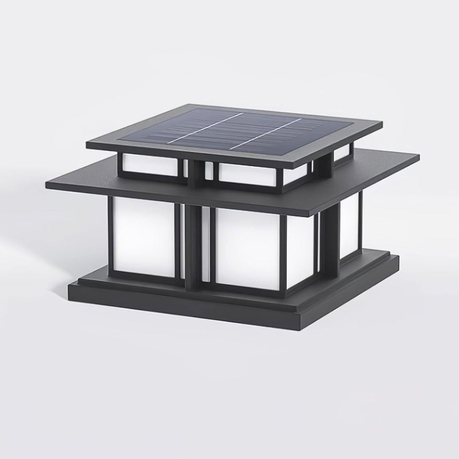 Boilyn Pillar Solar Outdoor Light Table Lamp