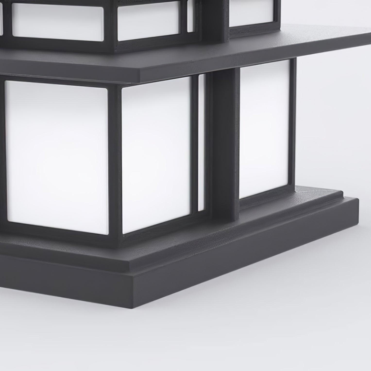 Boilyn Pillar Solar Outdoor Light Table Lamp