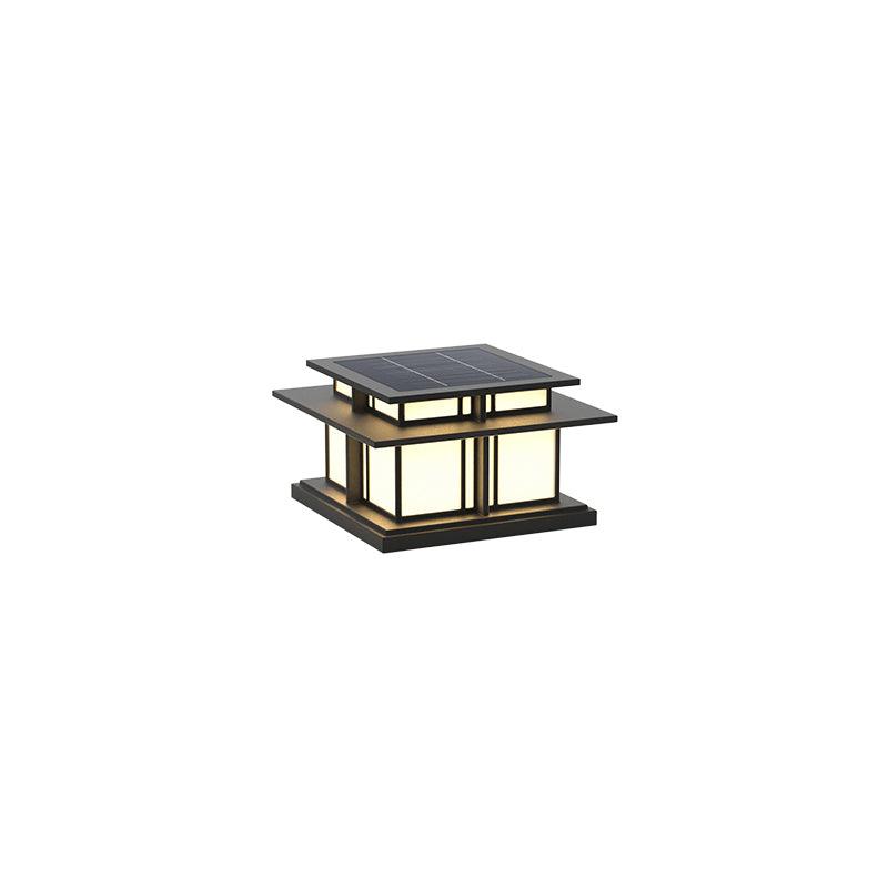 Boilyn Pillar Solar Outdoor Light Table Lamp