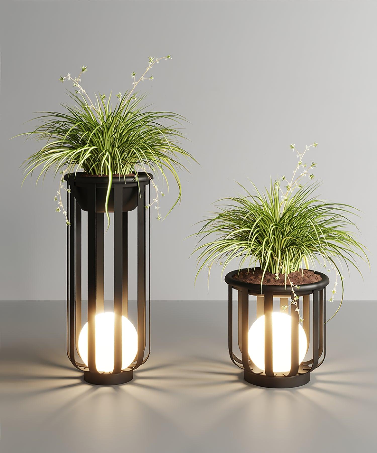 Bols Garden Solar Outdoor Floor Lamp detail view 30