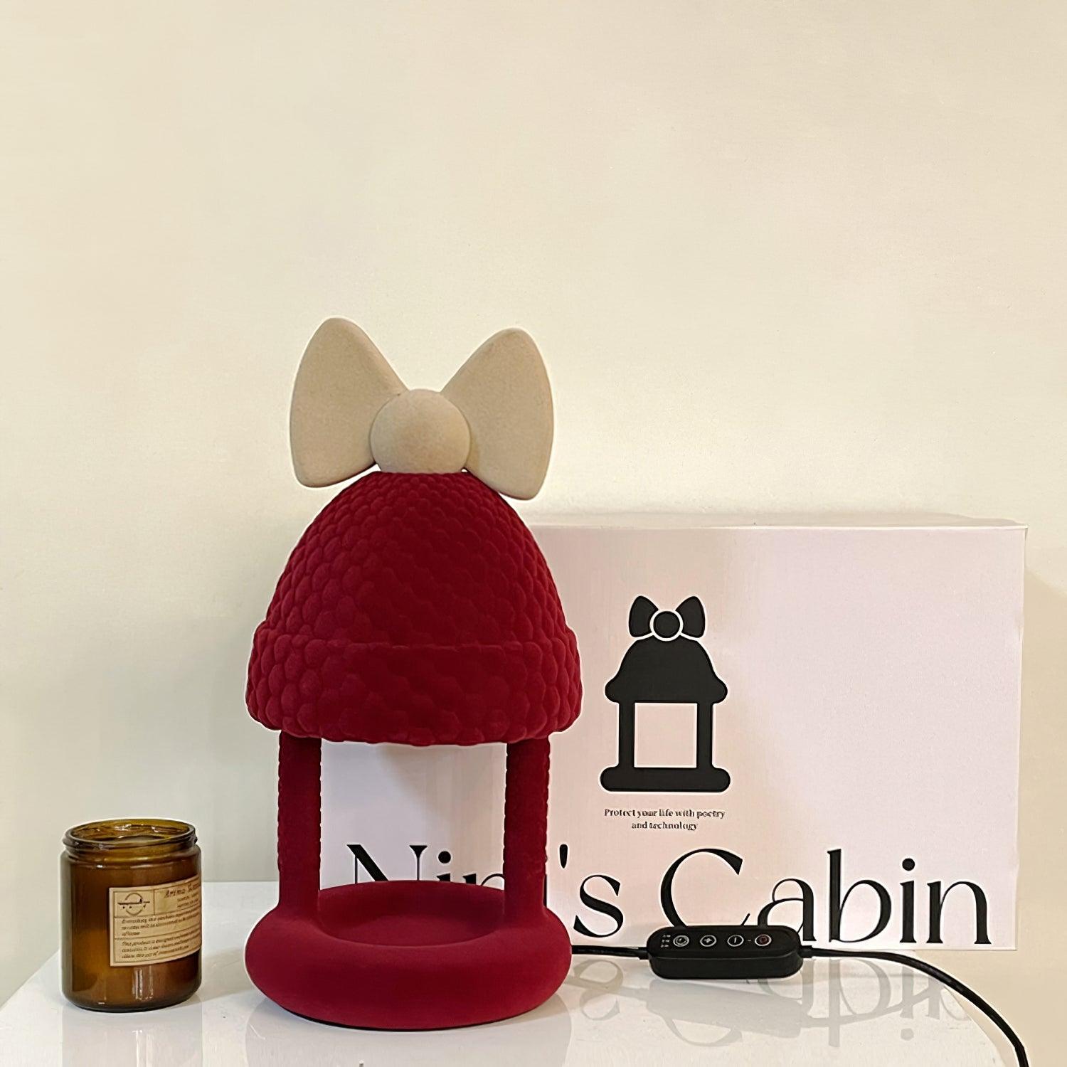 Bow Tie Hat Table Lamp 6.9
