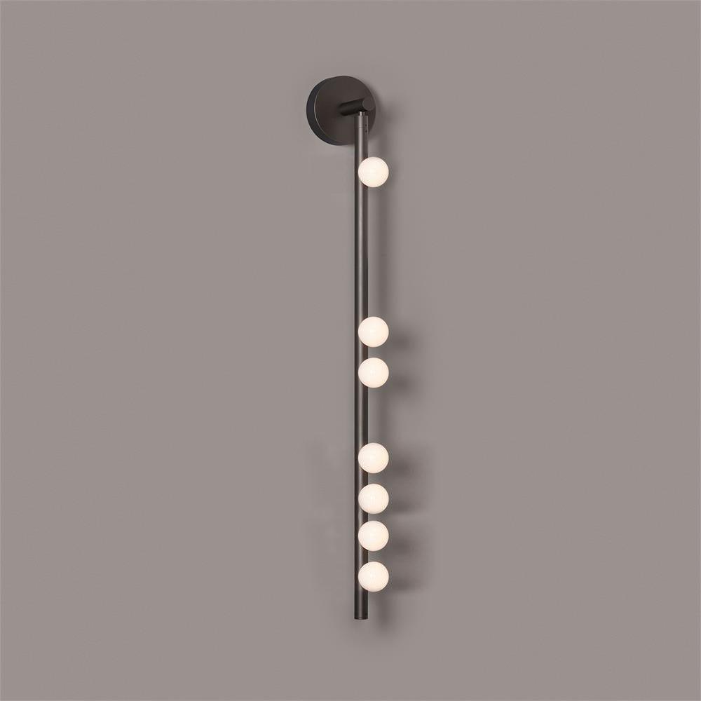 Brass Glass Tube Wall Lamp
