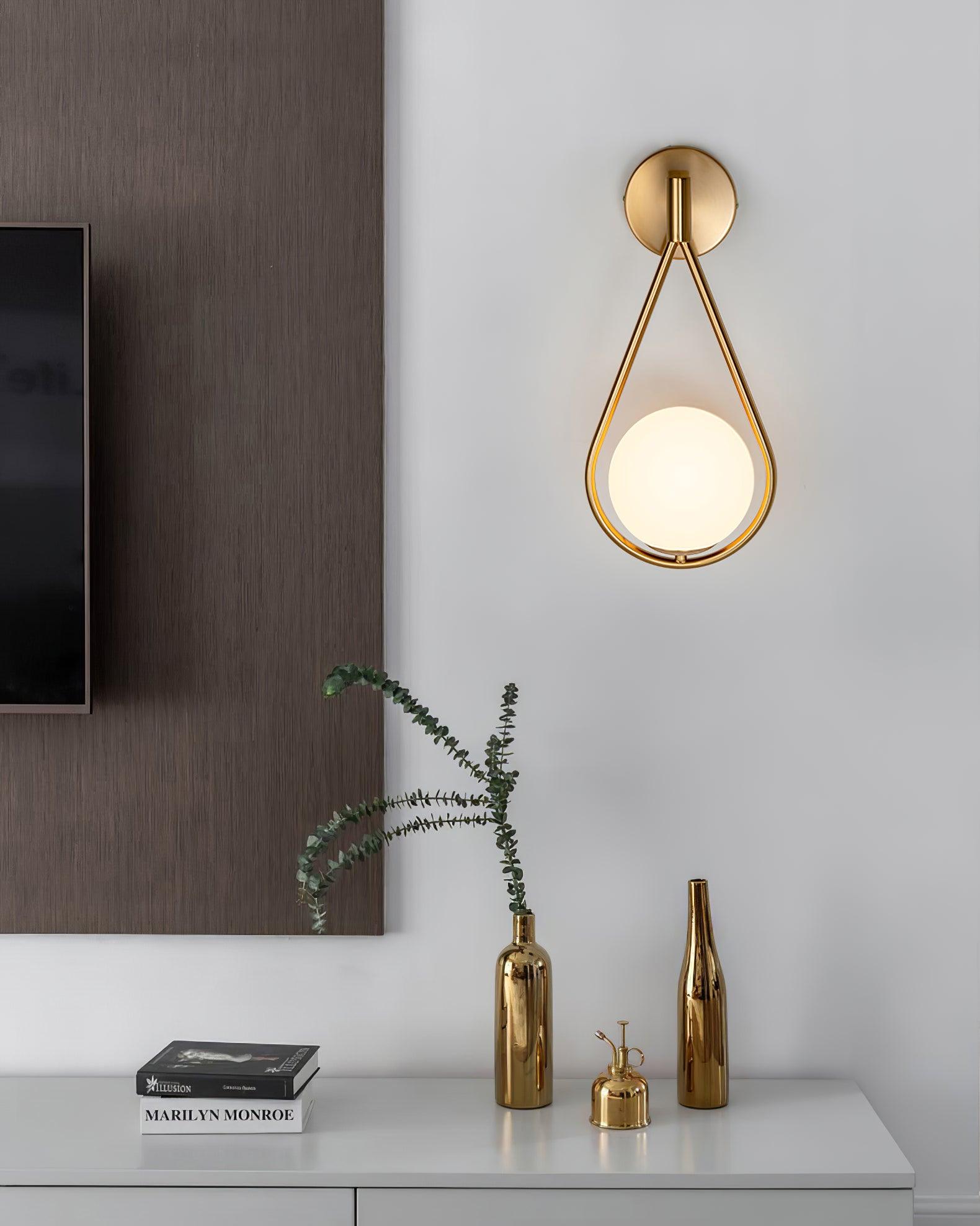 Brass Vanity Wall Lamp 5.3