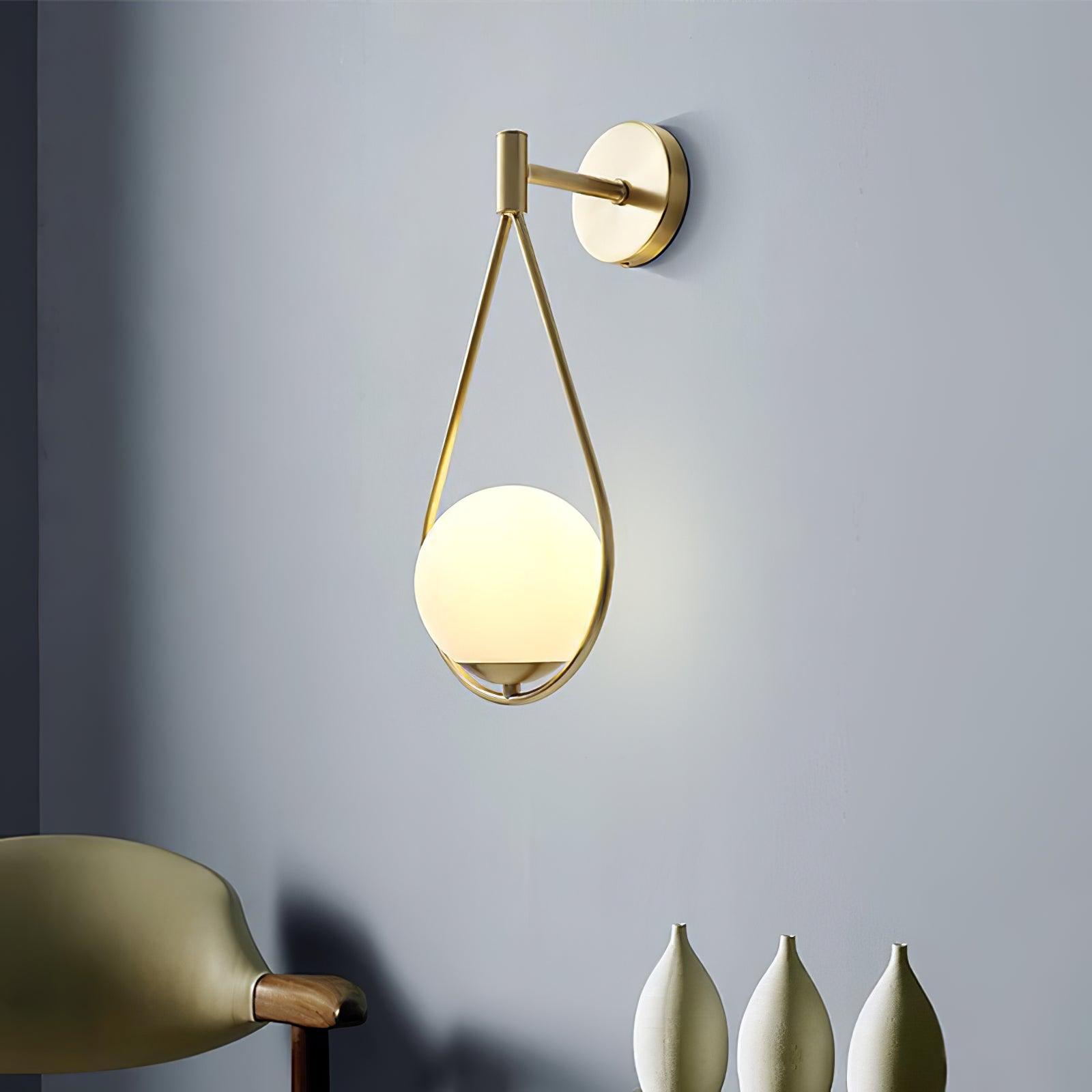 Brass Vanity Wall Lamp 5.3
