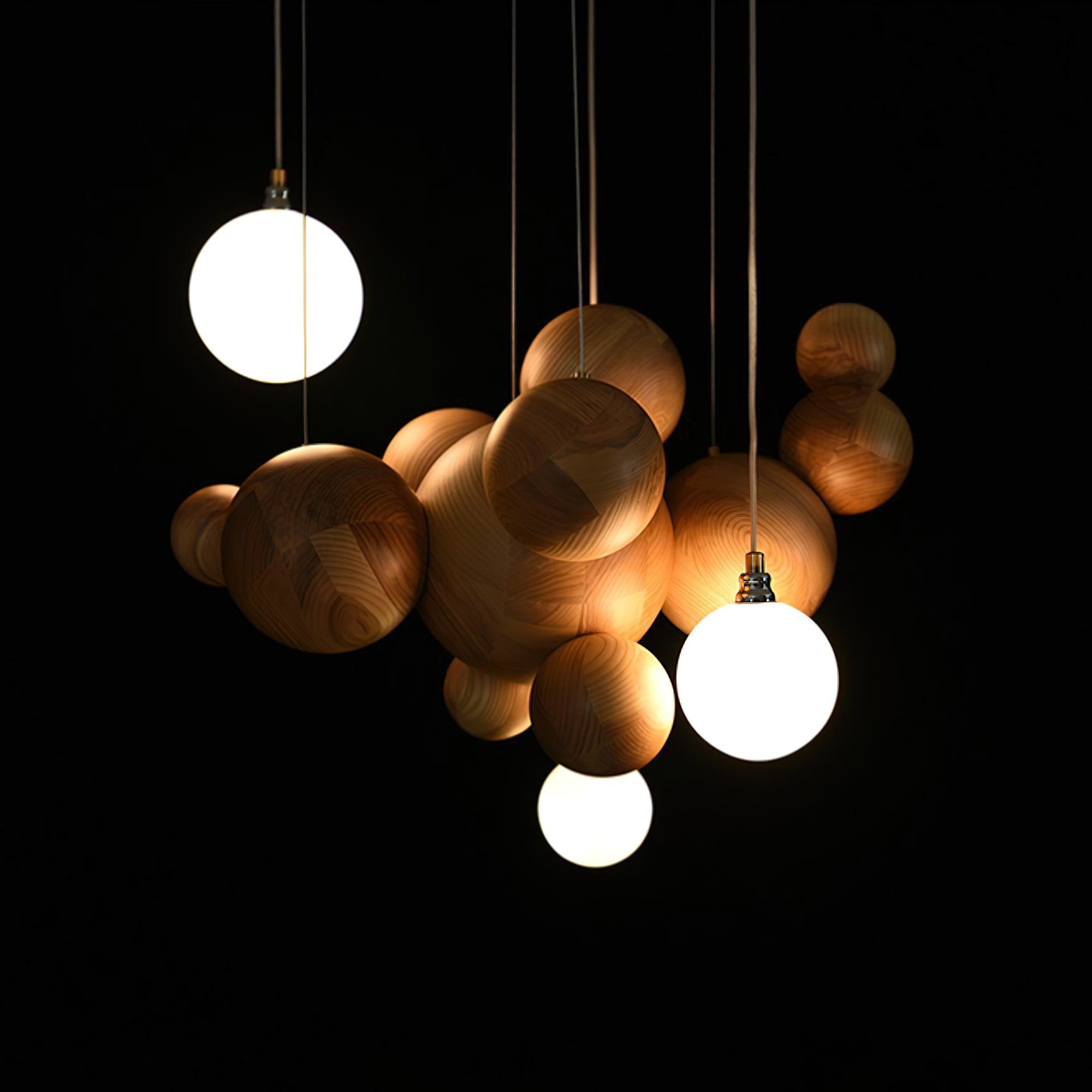 Bubble Ball Chandelier 19.7