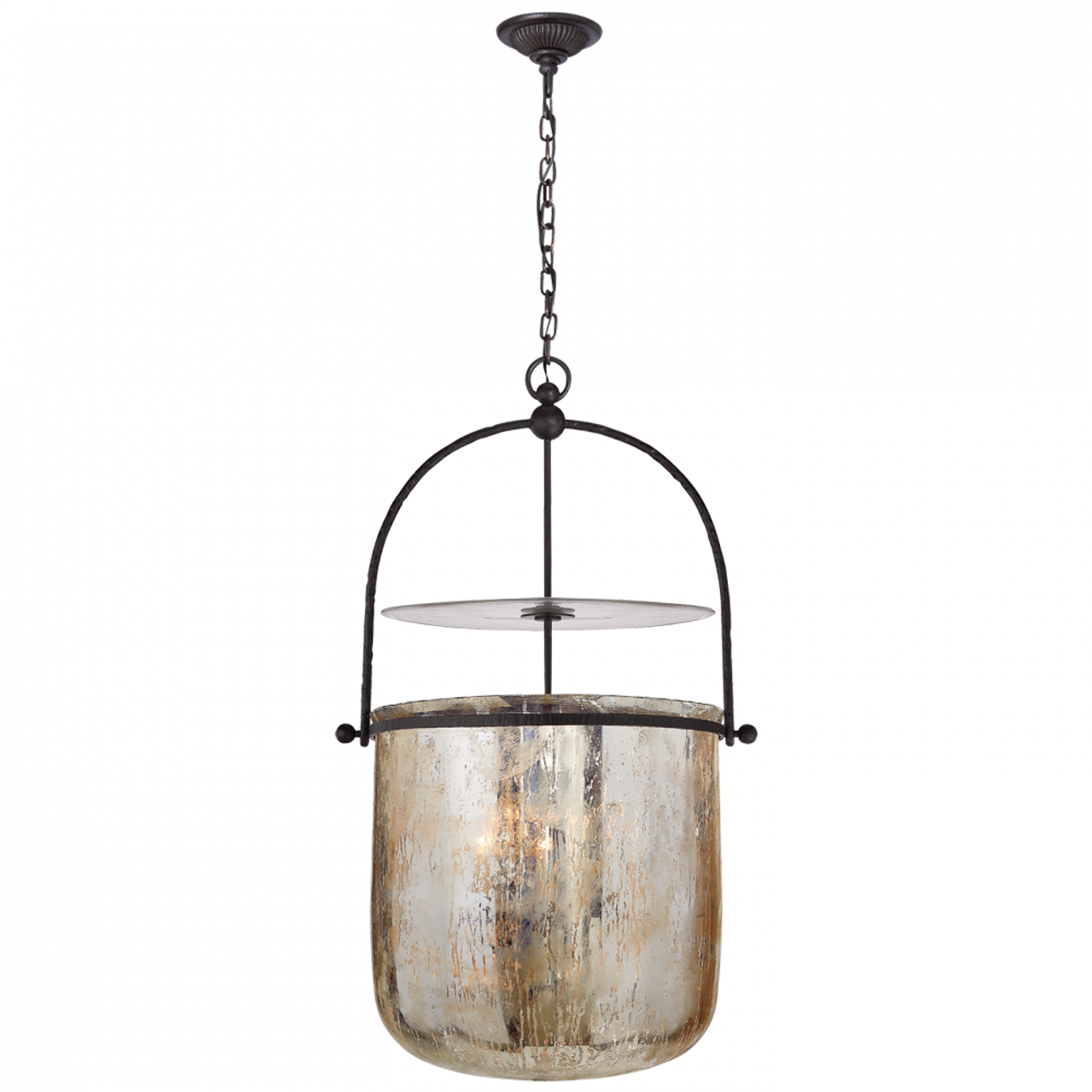 Sarella Pendant, 8-Light, Polished Stainless Steel, Clear Heritage Crystal, 15.5"W (RS8345N-401H 1J00FZ)
