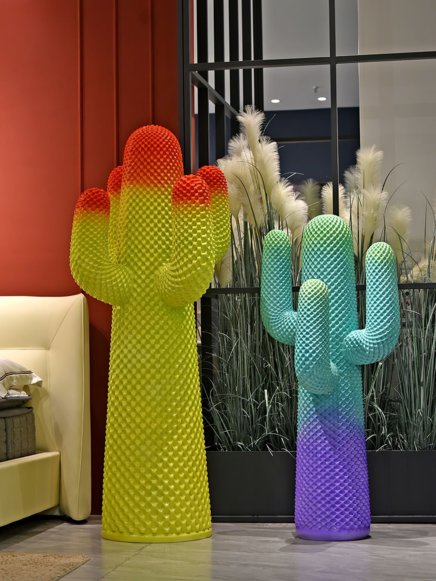 Mello Sculptural Portable Lamp Cactus Coat Rack
