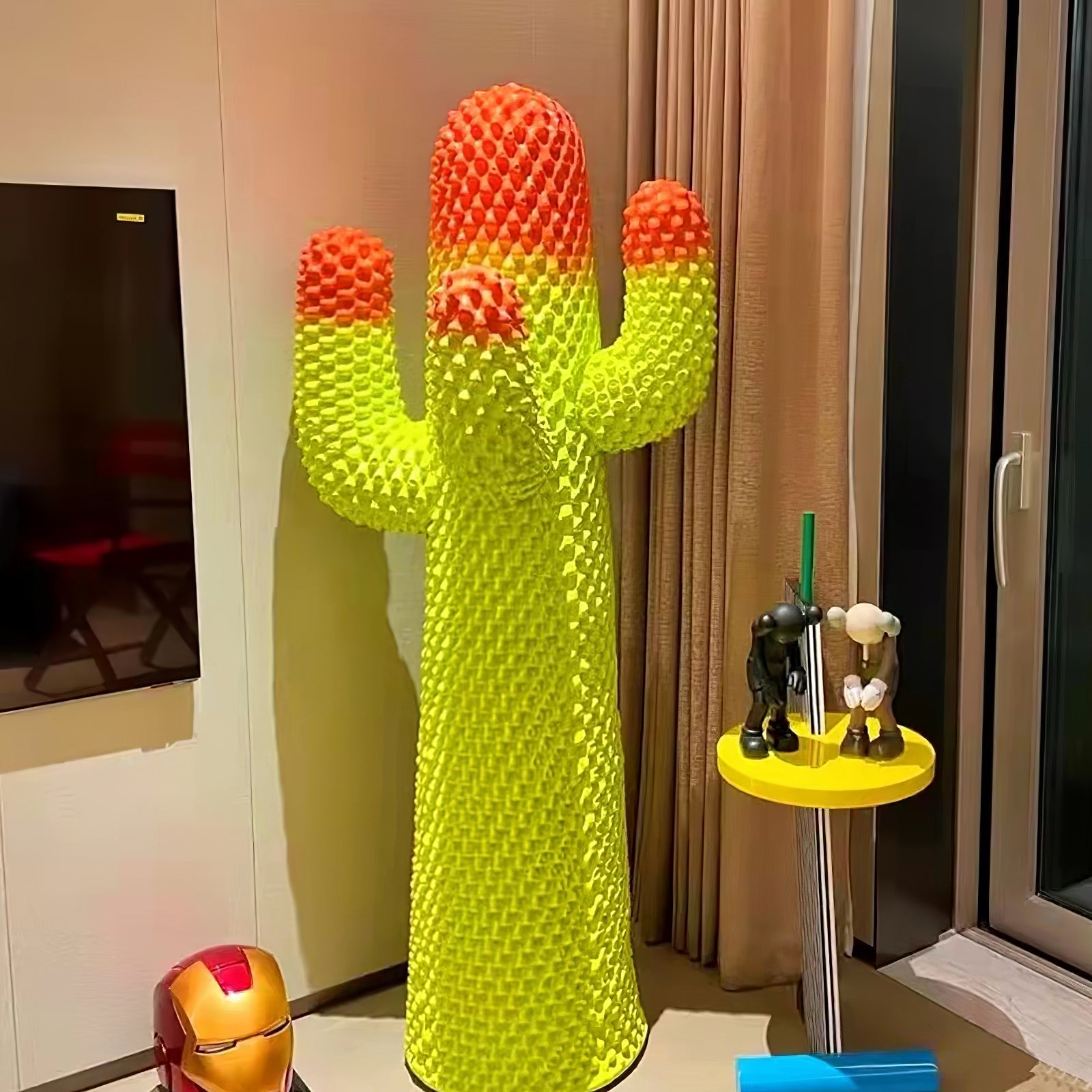 Mello Sculptural Portable Lamp Cactus Coat Rack
