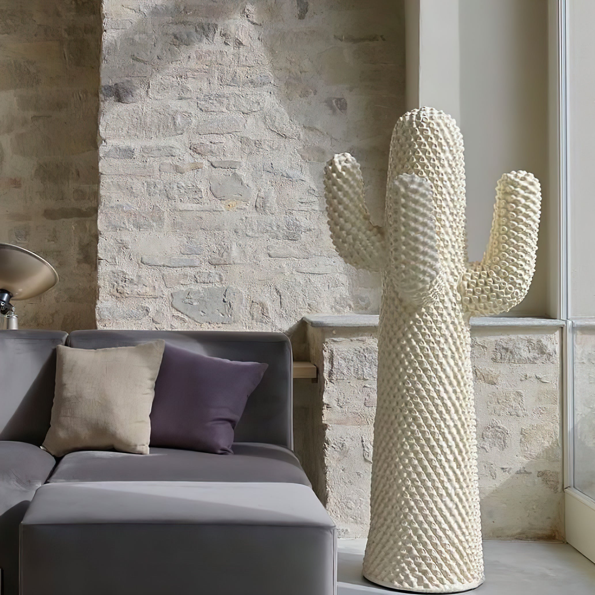 Mello Sculptural Portable Lamp Cactus Coat Rack