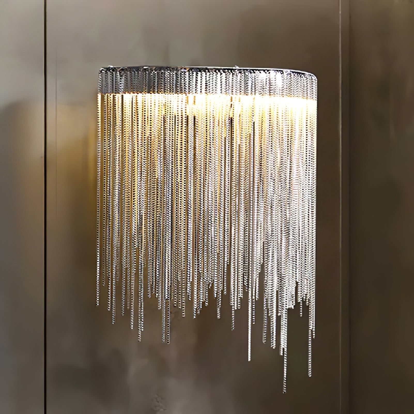 Cadena Tassel Wall Light, Hardwired Wall Sconce, detail 12