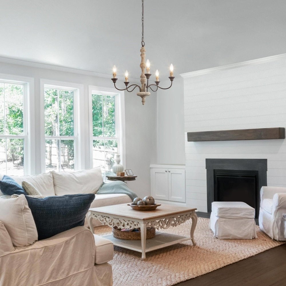 Candlestick Farmhouse Chandelier