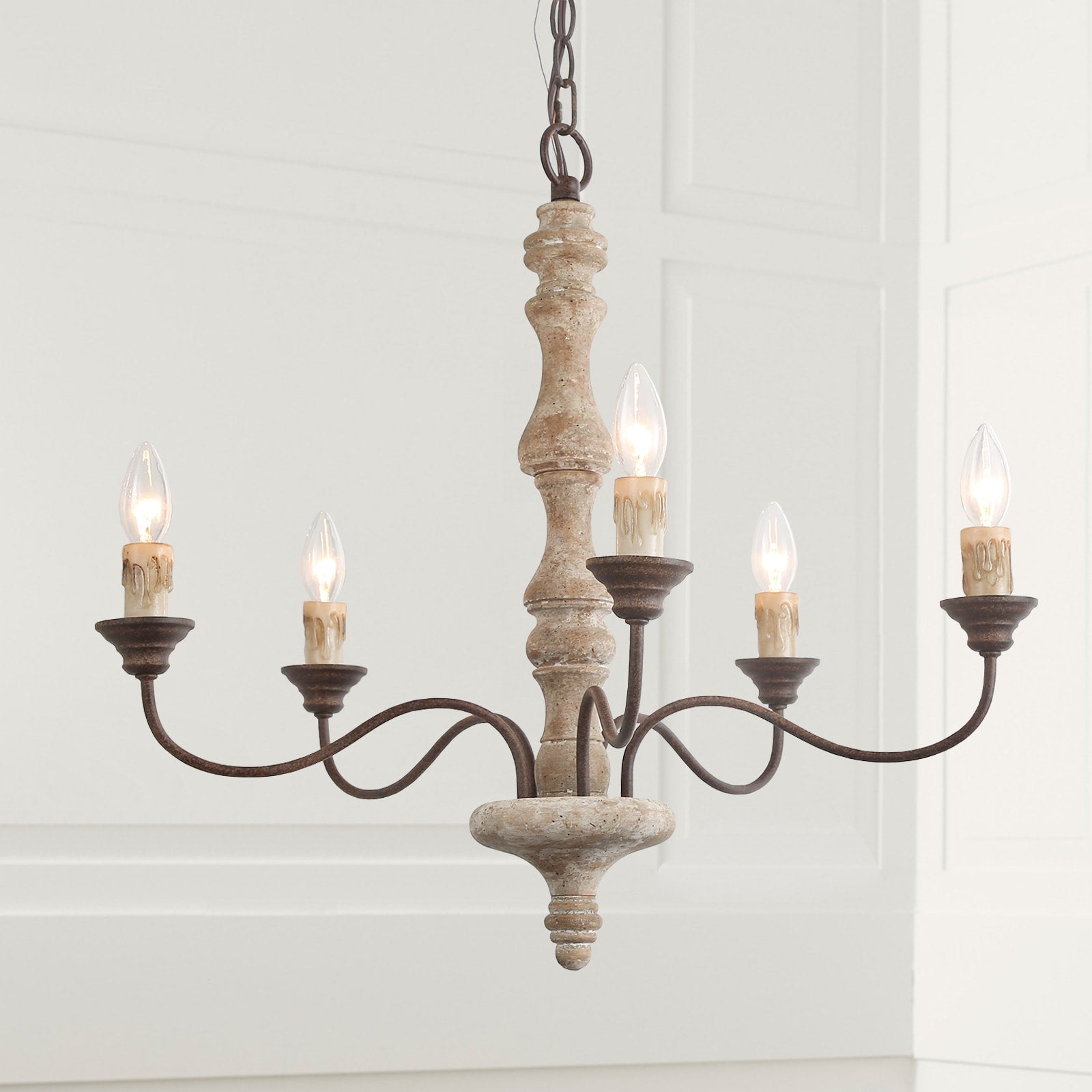 Candlestick Farmhouse Chandelier