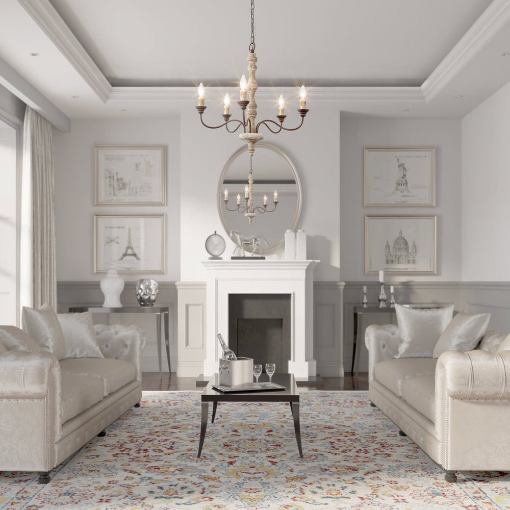 Candlestick Farmhouse Chandelier