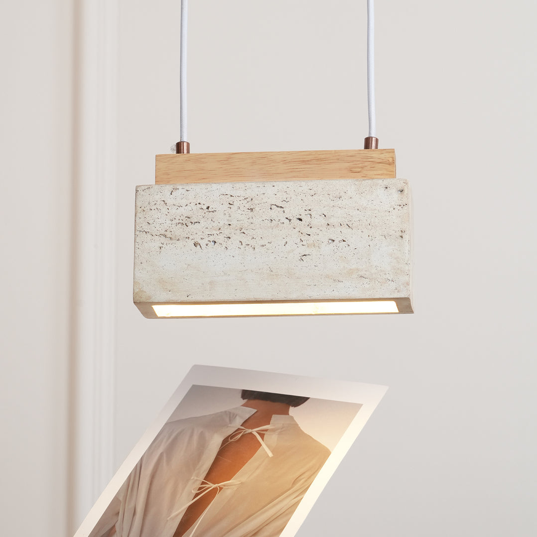 Close-up angle of Canyon Crest Pendant Lamp showing form and material detail