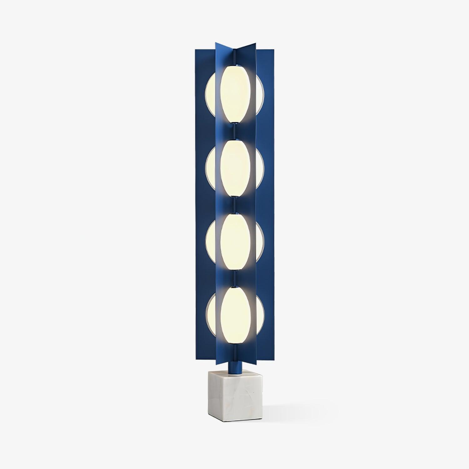 Blue Kleos Floor Light, Floor Lamp, Metal, ∅ 11″ x H 51.2″